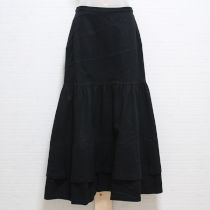黒切替えスカート【S】