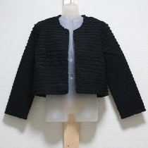 黒ピコフリルジャケット