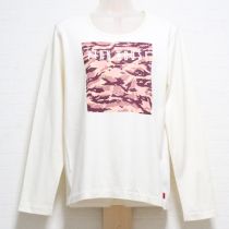 生成ミリタリープリント長Tシャツ【L】