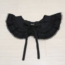 黒レース使いティペット
