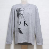 グレープリント長Tシャツ