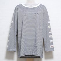 ネイビーボーダーカラフルネームカットソー
