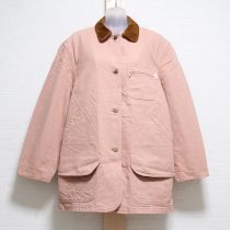 ピンクオーバーオールくま刺繍ジャケット