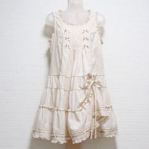 生成サテンリボン使いローンチュニック