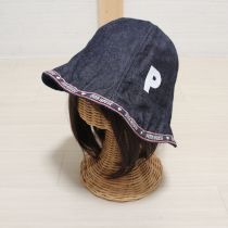紺セルヴィッチデニムリバーシブルハット