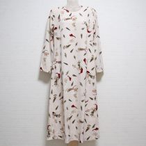 生成サンタプリントポリワンピース