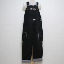 黒ギンガム使いオーバーオール
