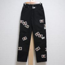 黒くまワッペンパンツ【M】