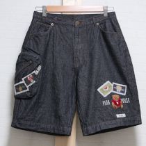 黒ポロくま刺繍ショートパンツ【L】
