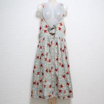 薄荷系帽子プリントジャンパースカート