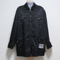 黒ナイロンコート【M】