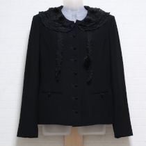 黒レース襟ジャケット