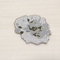 グレー系heimkehr薔薇ブローチ