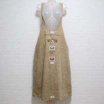 ベージュくま刺繍ジャンパースカート