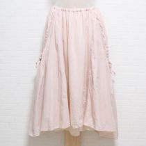 ピンク桜アップリケレイヤー風スカート