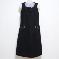 黒カメリアワンピースコサージュ付き【3(9号)】