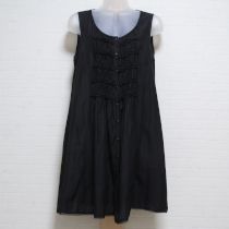 黒つまみ使いチュニック【9号】