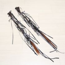 黒系リボンエクステ
