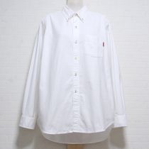 白カラーステッチシャツ【M】