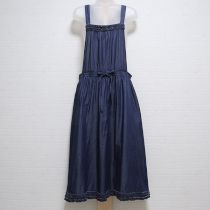 紺テンセルツイルジャンパースカート