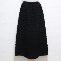 黒ジョーゼットピコフリルスカート
