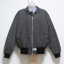 黒水玉リボンブルゾン