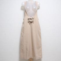 ベージュリボン使いジャンパースカート