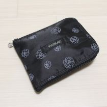 黒カメリアエコバッグ
