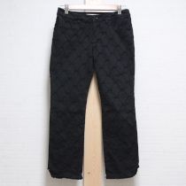 黒リボン刺繍パンツ【3(M)】