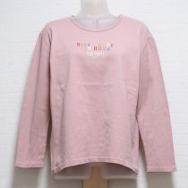ピンクカラフルロゴ長Tシャツ