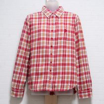 赤系チェックネルシャツ【L】