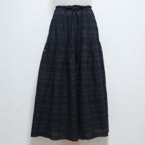 黒ミックスレーススカート