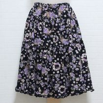 黒バイオレットリースカットソースカート