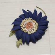 紺雛菊コサージュ