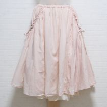 ピンク桜アップリケレイヤー風スカート