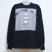 黒ワールドロゴゼッケントレーナー【L】