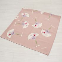 ピンクアンティークガラスプリントストール