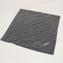 黒水玉カメリアコサージュ付きストール