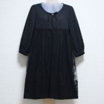 黒チュールレース使いローンチュニック【9号】