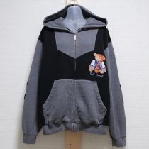黒×グレースタジャンくまパーカー