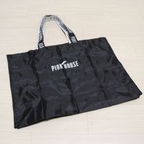 黒ロゴ入りトートバッグ