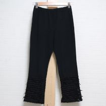 黒ピコフリル使いレギンス