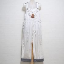生成くま刺繍オーバーオール