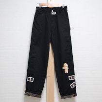 黒キューピー刺繍パンツ【M】