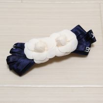 紺リボンカメリアバレッタ
