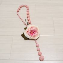 ピンク薔薇アクセサリー