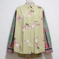 薄荷系うさぎシャツ【M】