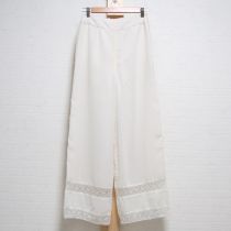 生成裾レースワイドパンツ【3(M)】