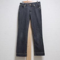 黒ステッチ入りデニムパンツ【11号】
