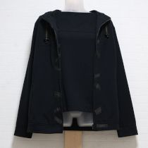 黒ロゴパッチカットソーアンサンブル【L】